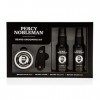 Kit Entretien de Barbe Noveau de Percy Nobleman. Coffret-cadeau pour homme contenant une huile pour barbe, un shampooing pour