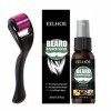 jatour Kit De Croissance Barbe, Sérum Huile Barbe De Croissance pour Pousse Barbe Accélérateur, Idéal pour La Croissance, Ren