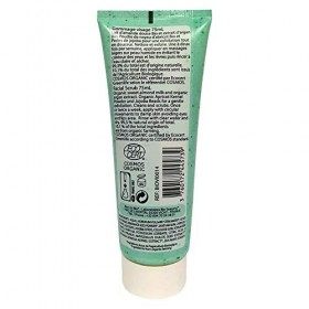 BORN TO BIO Gommage Visage Amande Douce Argan Bio Certifié Ecocert, Blanc, 75 ml Gommage / Exfoliants