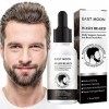 Ecoticfate Nettoyant Barbe Homme, Beard Club avec Formule hydratante, 30 ML dhuile de Barbe réduit Les démangeaisons de la B