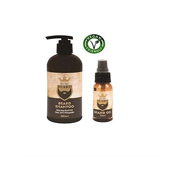 Be My Beard Kit complet shampoing et huile pour barbe idéal pour barbe