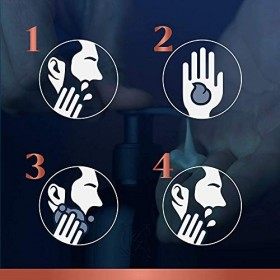 King C. Gillette Nettoyant Pour La Barbe Et Le Visage, À L’Eau De Coco, L’Huile D’Argan Et L’Huile D’Avocat, 350 ml