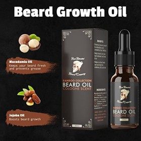 Red-Blooded Huile Barbe Homme parfumée à la Cologne - Aidant votre barbe à avoir un aspect, une sensation et une odeur irrési