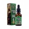 HEY JOE - Beard Oil Nº7 FRESH MINT 30 ml | Huile pour barbe 30 ml avec ARGAN, JOJOBA et MACADAMIA. Arôme de menthe et de pin