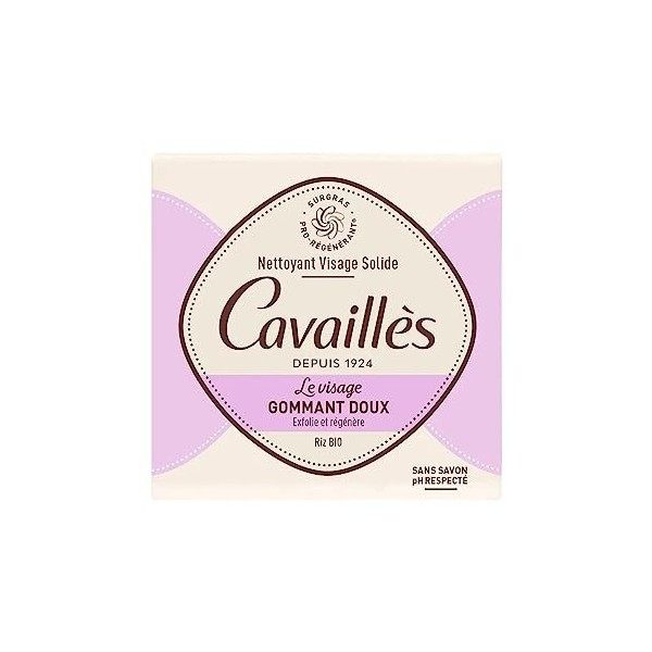 Rogé Cavaillès Nettoyant Visage Solide Gommant Doux 70 g