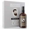 Premium Beard Oil by Benjamin Bernard - Male Grooming Blend with Essential Oils, Vitamin E - Natural Hydrating Treatment - Fa