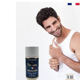 Huile sèche à barbe la marinière, Soin Revitalisant et adoucissant pour tout type de cheveux et barbes. Qualité Supérieur, 10