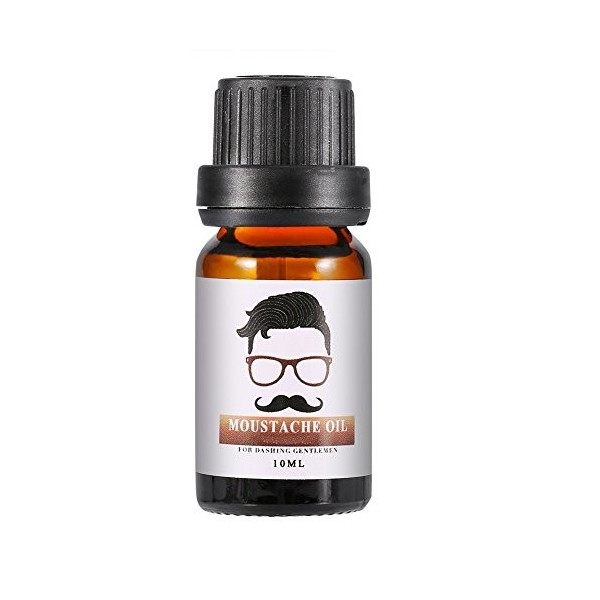 Huile à barbe, 10 ml Hommes Barbe Cheveux Moustache Soins Toilettage Styling Huile Hydratante