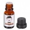 Huile à barbe, 10 ml Hommes Barbe Cheveux Moustache Soins Toilettage Styling Huile Hydratante