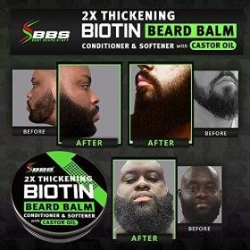 BBS BEST BEARD STUFF sans rinçage pour barbe et moustache + revitalisant + adoucissant | Antibactérien et antifongique, natur