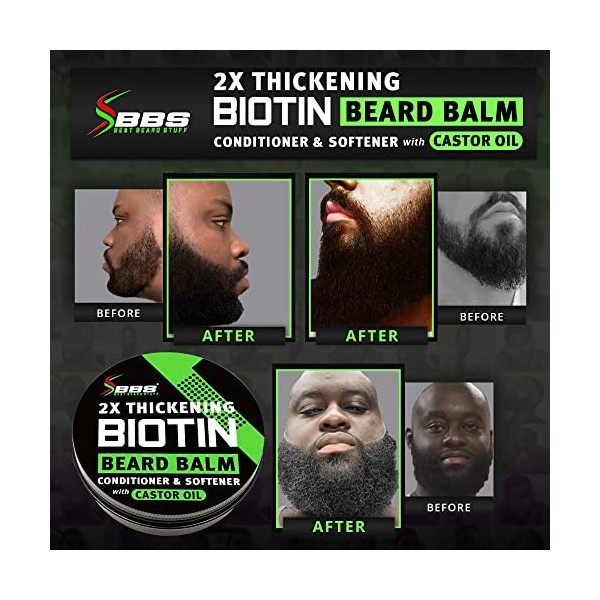 BBS BEST BEARD STUFF sans rinçage pour barbe et moustache + revitalisant + adoucissant | Antibactérien et antifongique, natur