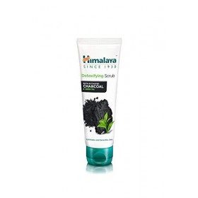 Himalaya Detoxifying Charcoal Face Scrub with Activated Charcoal and Green Tea, 75 ml Gommage / Exfoliants