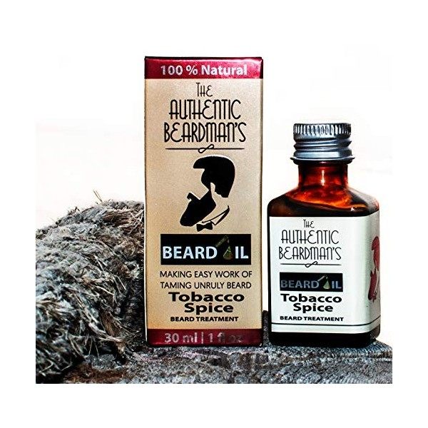 The Authentic Beardmans Signature Huiles à barbe tabac 