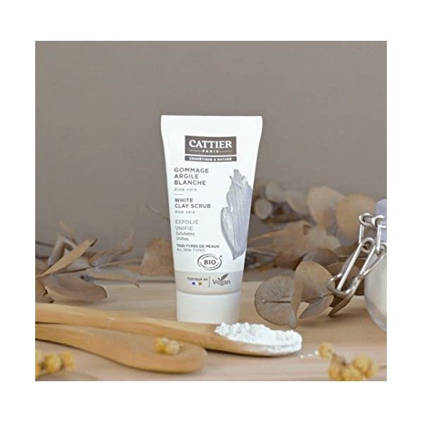 Cattier Mini Gommage - Argile Blanche - Tous Types de Peaux - 30ml Gommage / Exfoliants