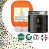 Gant de gommage corps kessa exfoliant + Savon noir à l’huile d’argan - OFFERT- Gant kessa marocain pour hammam sauna, élimine