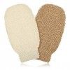 Fuyamp 2 Pièces Gant Exfoliant, Gants Double-face Gommage Gants Exfoliants pour Bain Gant Nettoie douce Et Purifie La Peau po