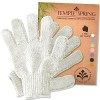 Gants exfoliants pour le corps en bambou, éponge exfoliante corps, brosse corps, éponge naturelle douche avec gommages pour l