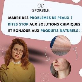 Gant exfoliant SOIE | Favorise le renouvellement cellulaire et enlève les peaux mortes sans savon. Gant en soie idéal pour le