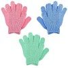 Sibba Lot De 8 Gants Exfoliants Gants Bain Gommage Accessoires du Corps Peau Morte Peau Corps Pour Douche Spa Massage Et éLim