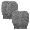 Sibba Lot De 2 Paires De Gants Exfoliants Pour Enlever La Saleté Et Les Peaux Mortes Exfoliant Pour Le Corps Pour Douche Et B