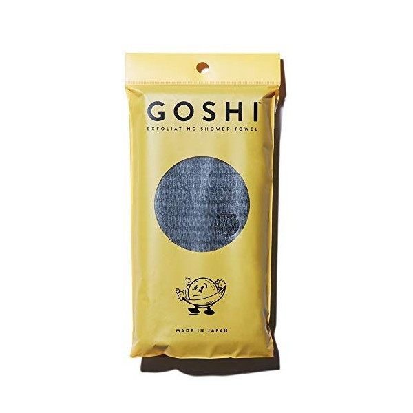 GOSHI - Serviette de douche exfoliante