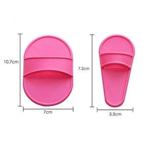 TRIXES Tampon dépilation Exfoliant pour peau douce des jambes, bras, visage et lèvre suppérieure