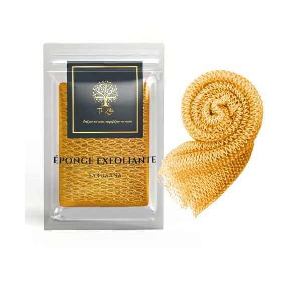 Filet de douche africain Djampe Eponge de douche exfoliante africaine Gant de bain exfoliant doux Fleur de toilette XL Access