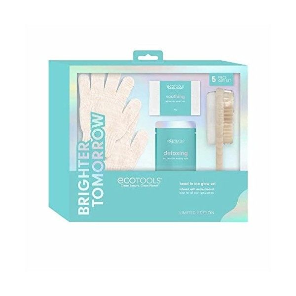 Edición Limitada HOLIDAYS: Wake up + glow Holiday Edition - Kit 5 Brochas Intercambiables para rostro