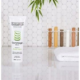 Evoluderm - Gommage Doux à lExtrait dAloe Vera - 150 ml - Fabrication Française Gommage / Exfoliants