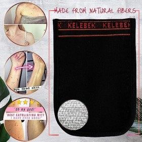 Kelebek Kese Body Exfoliating Scrub Peel Turkish Bath Hamam Glove Spa Cellilute Remover Mitt Fast Shipment from Nj