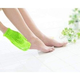 Lot de 8 gants exfoliants pour homme et femme - 4 paires de gants de douche pour homme et femme - Gants de douche pour le cor