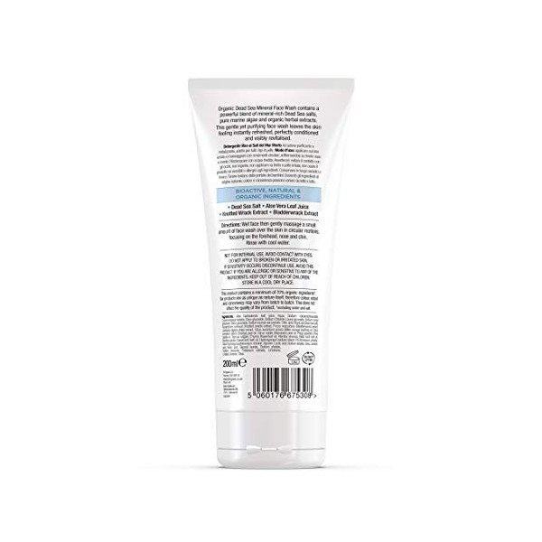 Dr. Organic Minéraux Organiques de Mer Morte Lavage de Visage 200 ml Gommage / Exfoliants