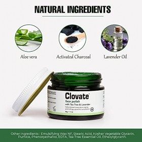 Clovate Vernis pour le visage - 50 g Gommage / Exfoliants