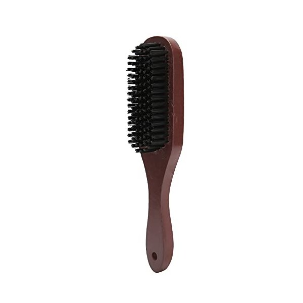 Brosse de toilettage pour barbe, facile à tenir, brosse à barbe, outil de nettoyage domestique, style rétro, bonne élasticité