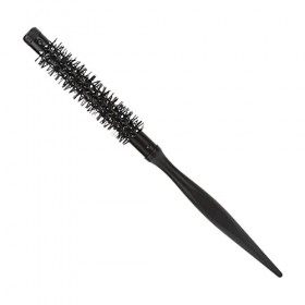 Brosse à barbe à cheveux, manche en bois Brosse à barbe portable Dents en nylon professionnelles ergonomiques pour les voyage