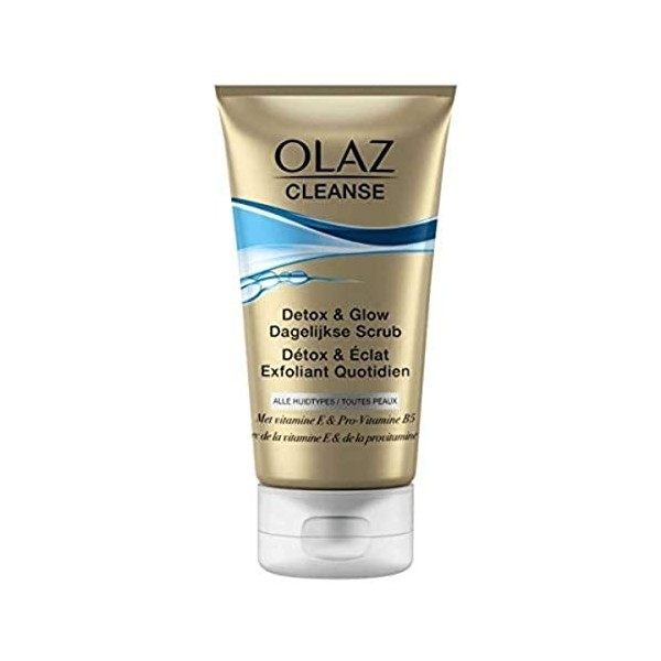 Olay Nettoyage : nettoyage du visage, détoxifiant et brillant - Frotter tous les jours - 150 ml. Gommage / Exfoliants