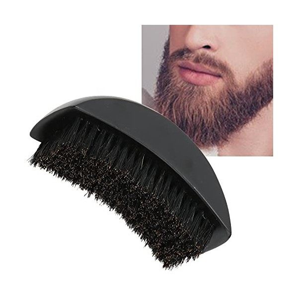 Brosse à barbe, brosse à barbe en poils de sanglier écologique résistante à lusure pour homme pour barbe pour garçon