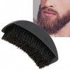 Brosse à barbe, brosse à barbe en poils de sanglier écologique résistante à lusure pour homme pour barbe pour garçon