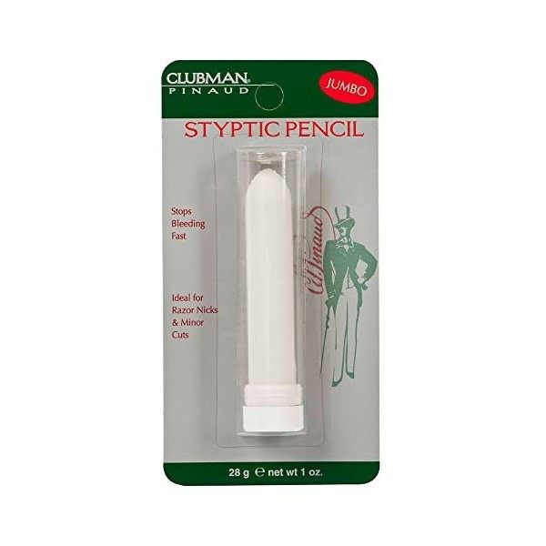 Pinaud - Clubman Emplâtre Hémostatique Crayon, Jumbo - 0,88 Oz