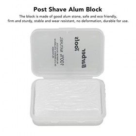 Bloc de Pierre Dalun, Pierre de Rasage Apaisante Portable, Cadeau Parfait