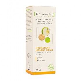 Dermaclay Gommage doux visage hydratant lissant 75ml