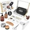 Kit/Set/Coffret dentretien et de soin pour barbe avec Soin de barbier | Cosmetique Made in France ✮ BARBER TOOLS ✮ kit barb