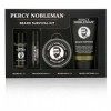 Kit de survie pour la barbe Percy Nobleman, un coffret cadeau kit de toilettage de la barbe contenant une huile à barbe parfu