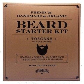 COFFRET SOIN POUR BARBE - GOLDEN BEARDS - Coffret huiles de soin pour votre barbe ● 100% BIO et fabrication artisanale Toscan