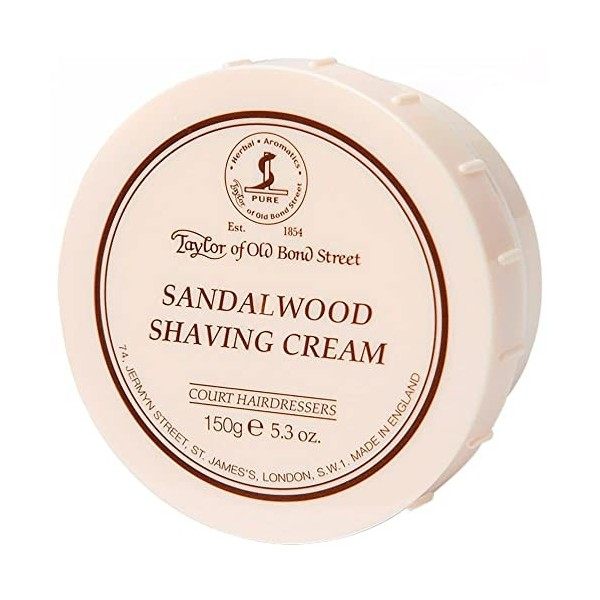 Taylor of Old Bond Street 150g Sandalwood Shaving Cream Bowl