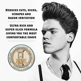 REUZEL Crème à Raser pour Homme, 10 oz/283 g
