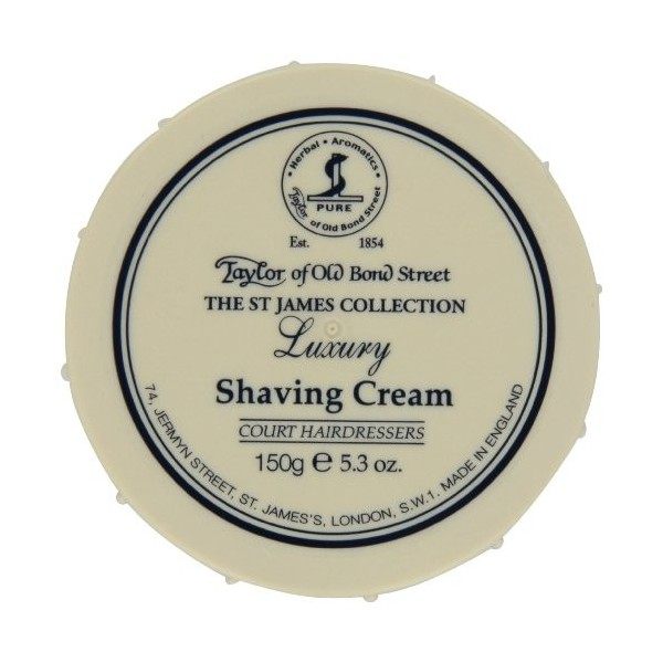 Taylor Of Old Bond Street St James Luxe Crème de Rasage 150 g