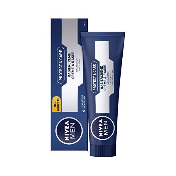 Nivea Crème de Rasage Peau Sensible 100 ml - Lot de 4