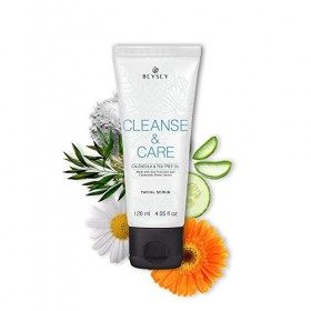 Gommage du Visage à lAloe Vera, Tea Tree, Calendula et Camomille - CLEANSE&CARE Beysey 120ml