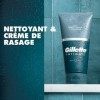 Gillette Intimate 2-En-1 Crème De Rasage + Nettoyant Pour Zone Intime, Formule Douce, Formulé Pour Les Poils De La Zone Intim